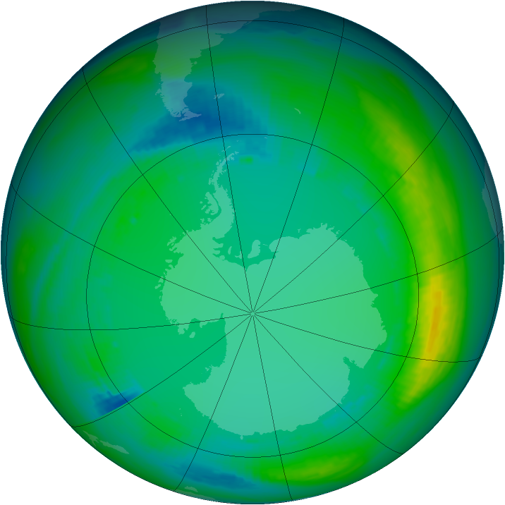 Ozone Map 1982-07-26